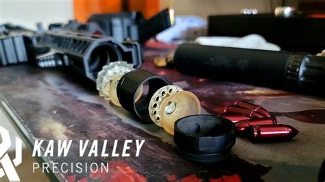 <b>KAW</b> <b>Valley</b> <b>Precision</b> XL Pistol Caliber Linear Comp 1/2x28 - Black <p><b>KAW</b> <b>Valley</b> <b>Precision</b> designed the KVP XL Linear comp for pistol caliber carbine, and pistol builds. . Kaw valley precision dealers
